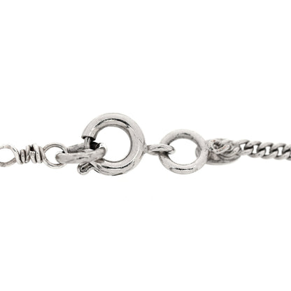 Chanel Enamel Heart CC Charm Bracelet Red Pink Silver 4 of 5