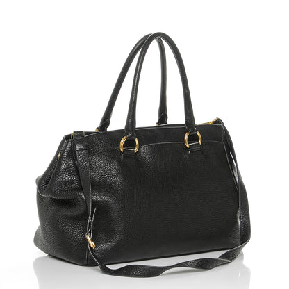 Prada Vitello Daino East West Tote Nero Black 3 of 6