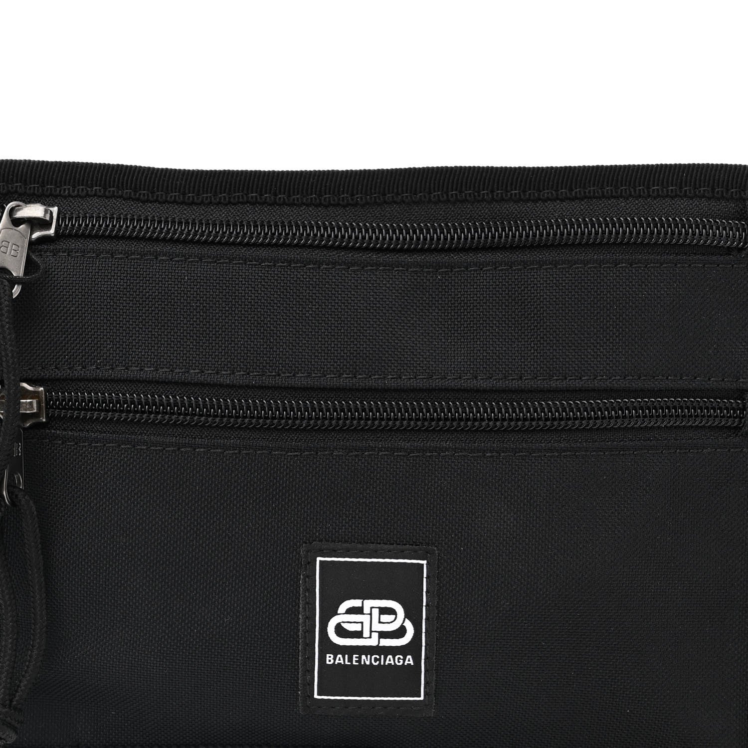Balenciaga Sustainable Casual Nylon Weekend Belt Wallet Black 9 of 11