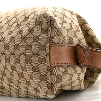 Gucci Monogram Large Bamboo Bar Tassel Shoulder Bag Brown 10 of 14
