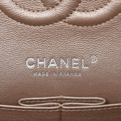 Chanel Metallic Lambskin Quilted Medium Double Flap Light Gold 7 of 8