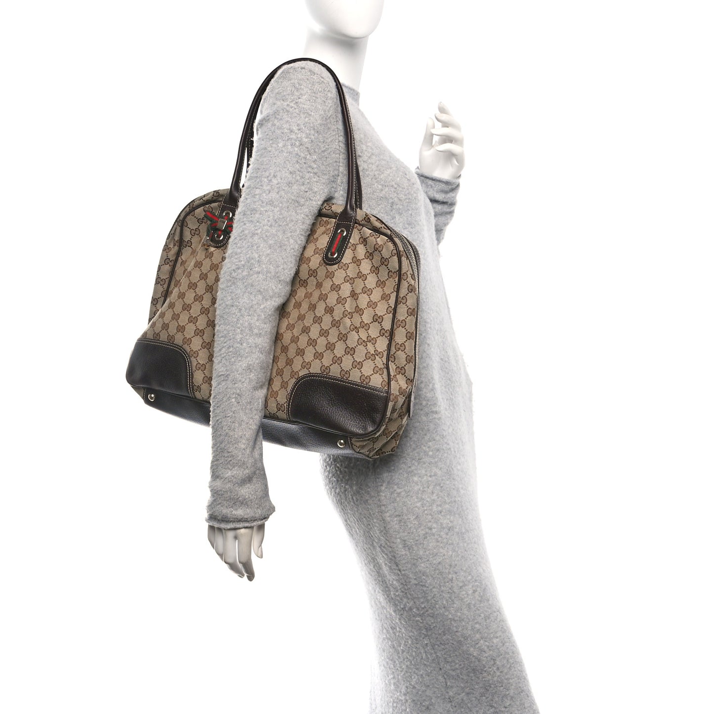 Monogram Large Princy Duffle Bag Dark Brown