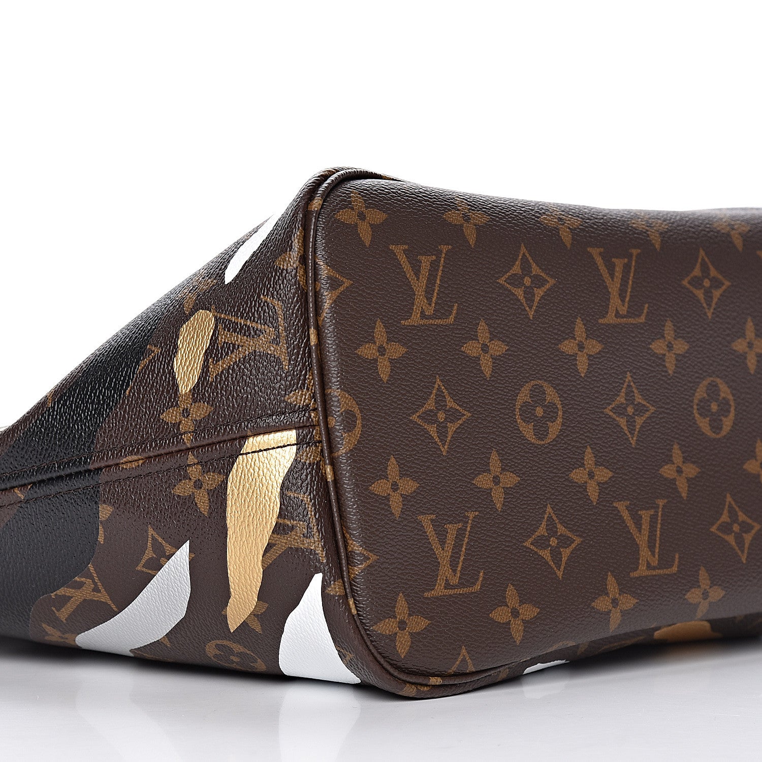 Louis Vuitton X LOL Monogram Neverfull MM Gold Silver 8 of 11