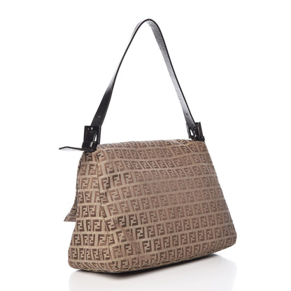 Fendi Zucchino Mama Baguette Dark Brown 3 of 11