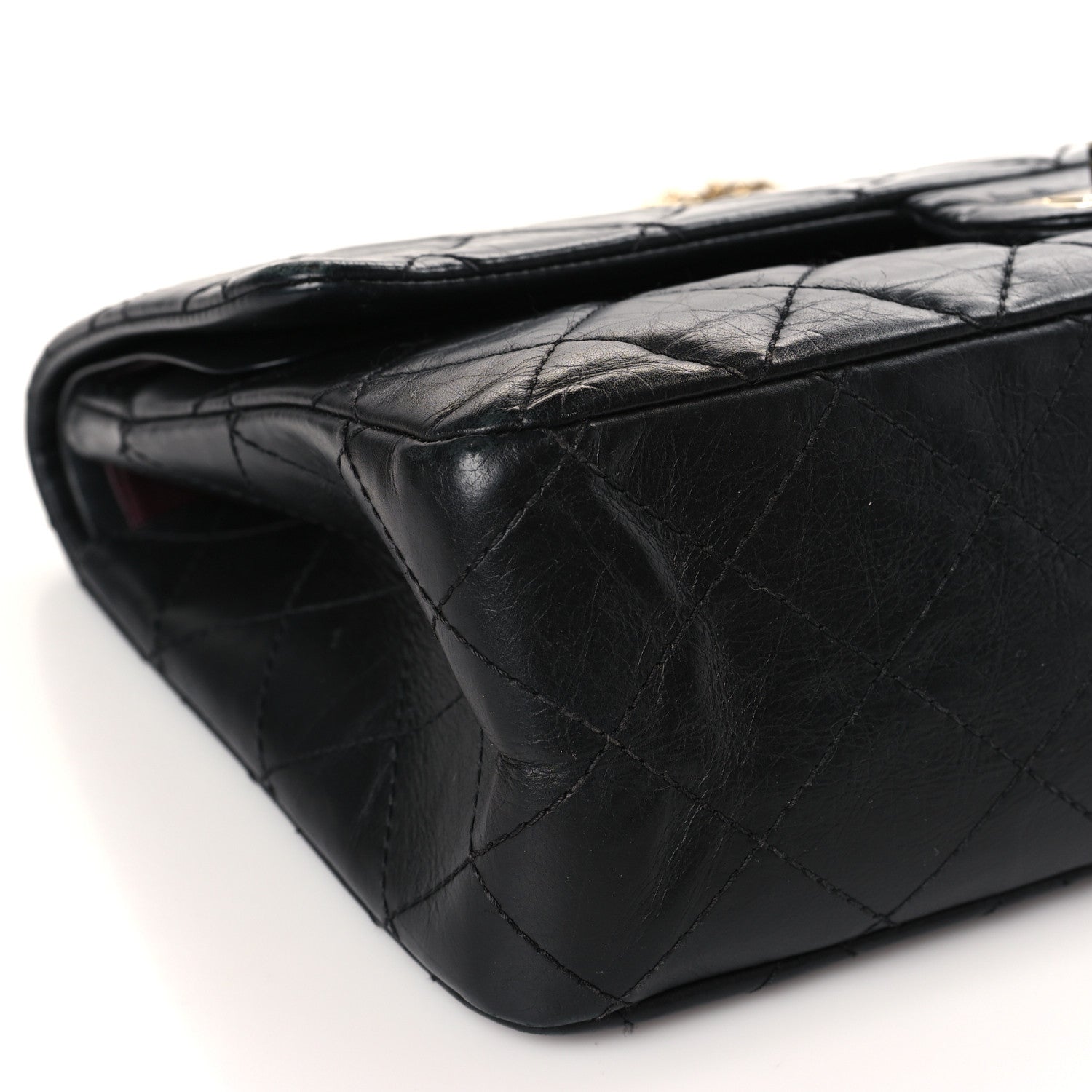 Chanel Aged Calfskin Quilted 2.55 Reissue 227 Flap Black 8 of 12