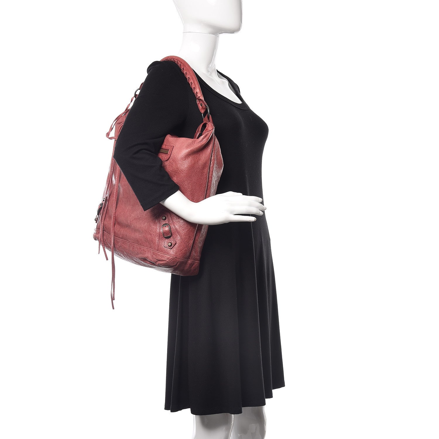 Balenciaga Agneau Classic Hardware Day Hobo Sanguine 2 of 16