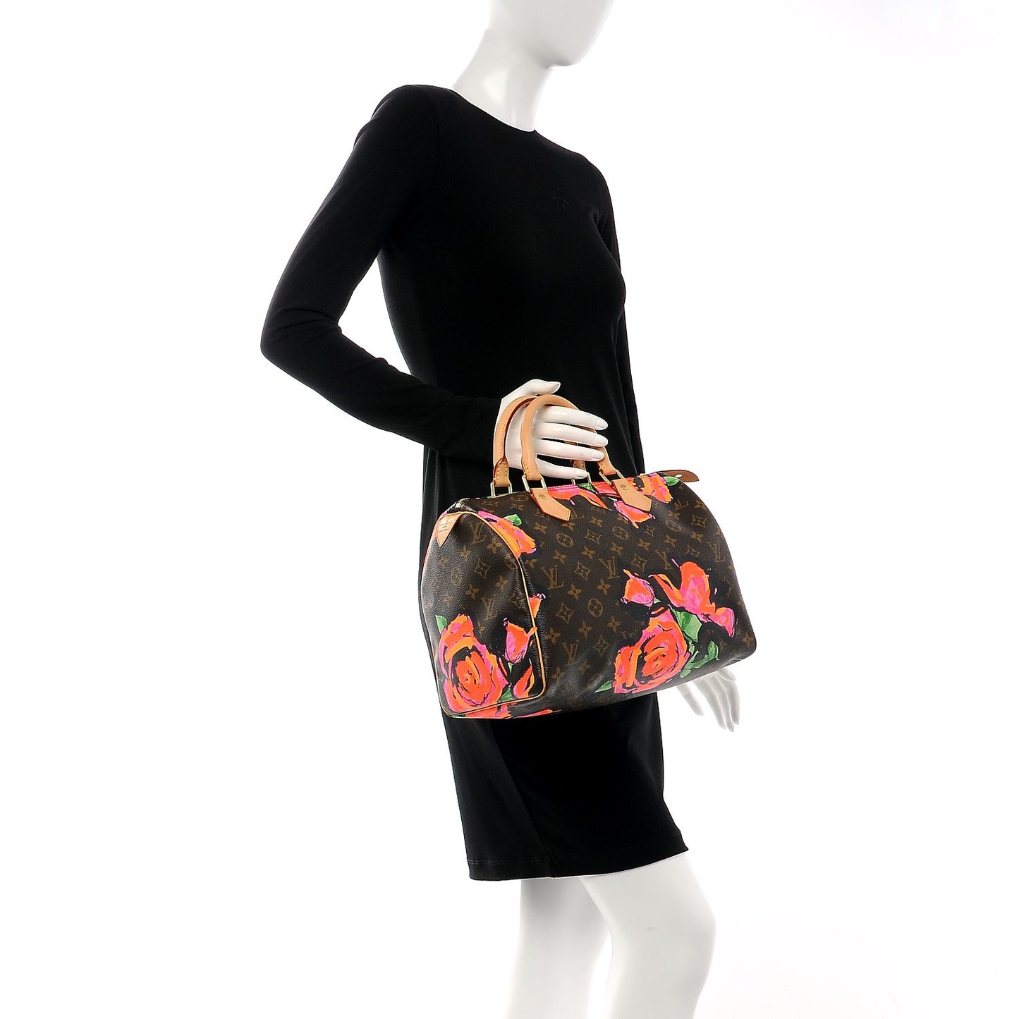 Monogram Roses Speedy 30