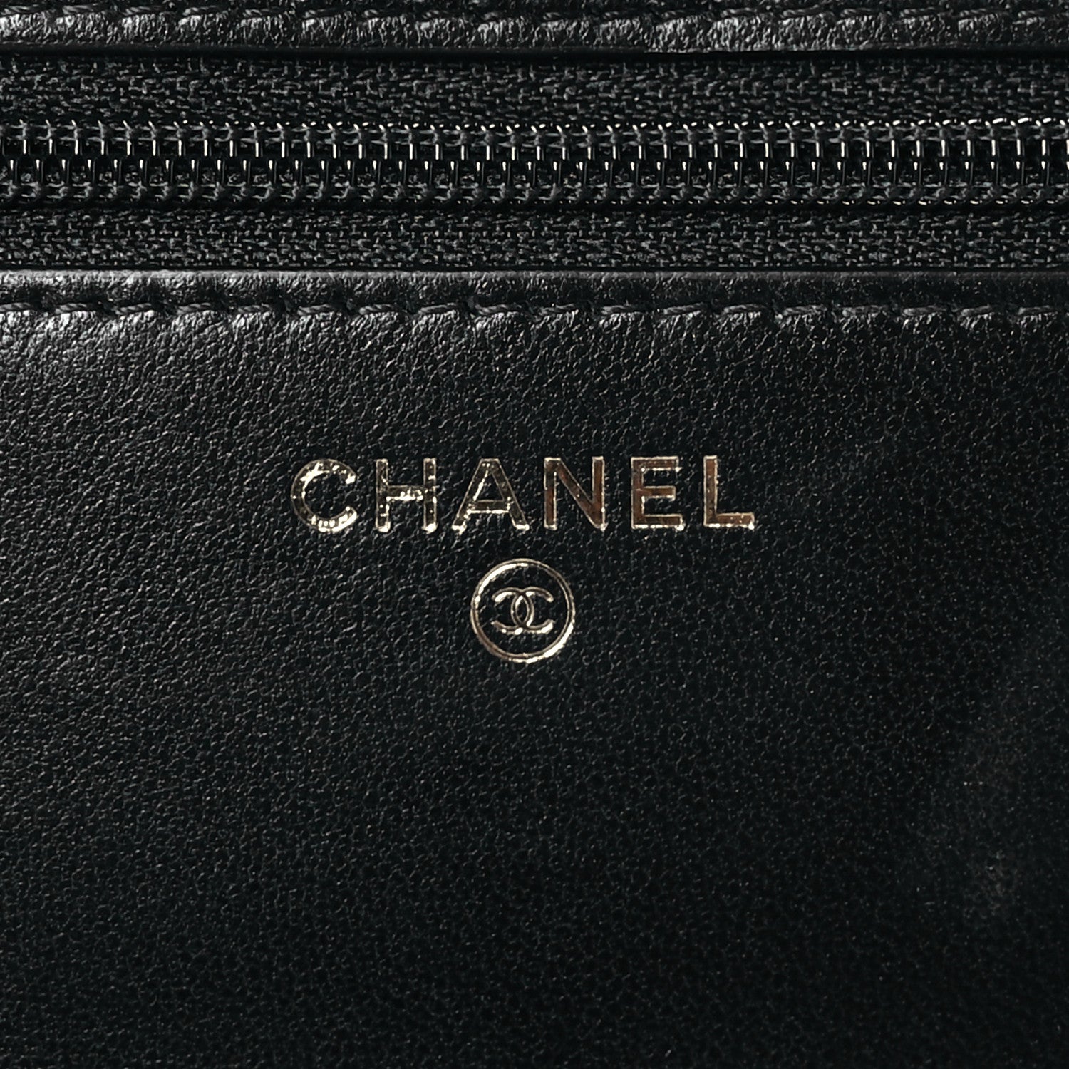Chanel Lambskin Quilted Trendy CC Wallet On Chain WOC Black 6 of 12