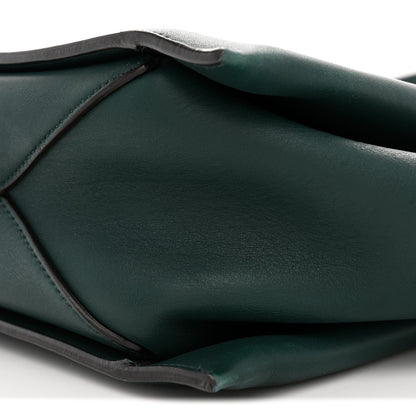 Celine Smooth Calfskin Medium Tri-Fold Bag Bottle Green 10 of 14
