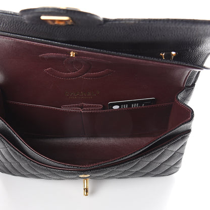 Chanel Caviar Quilted Medium Double Flap Black 4 of 8