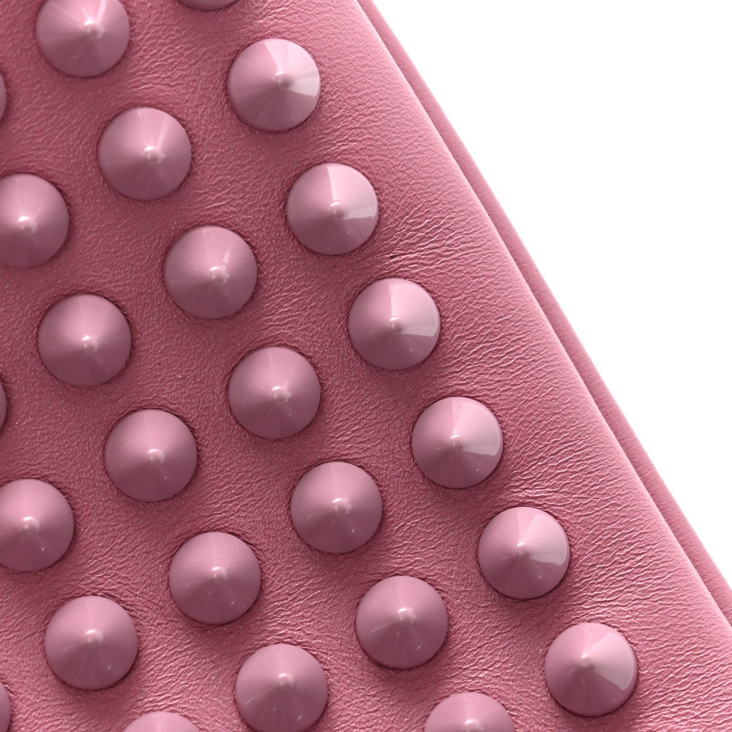 Christian Louboutin Calfskin Spikes Loubiposh Chain Clutch Rosette 13 of 13