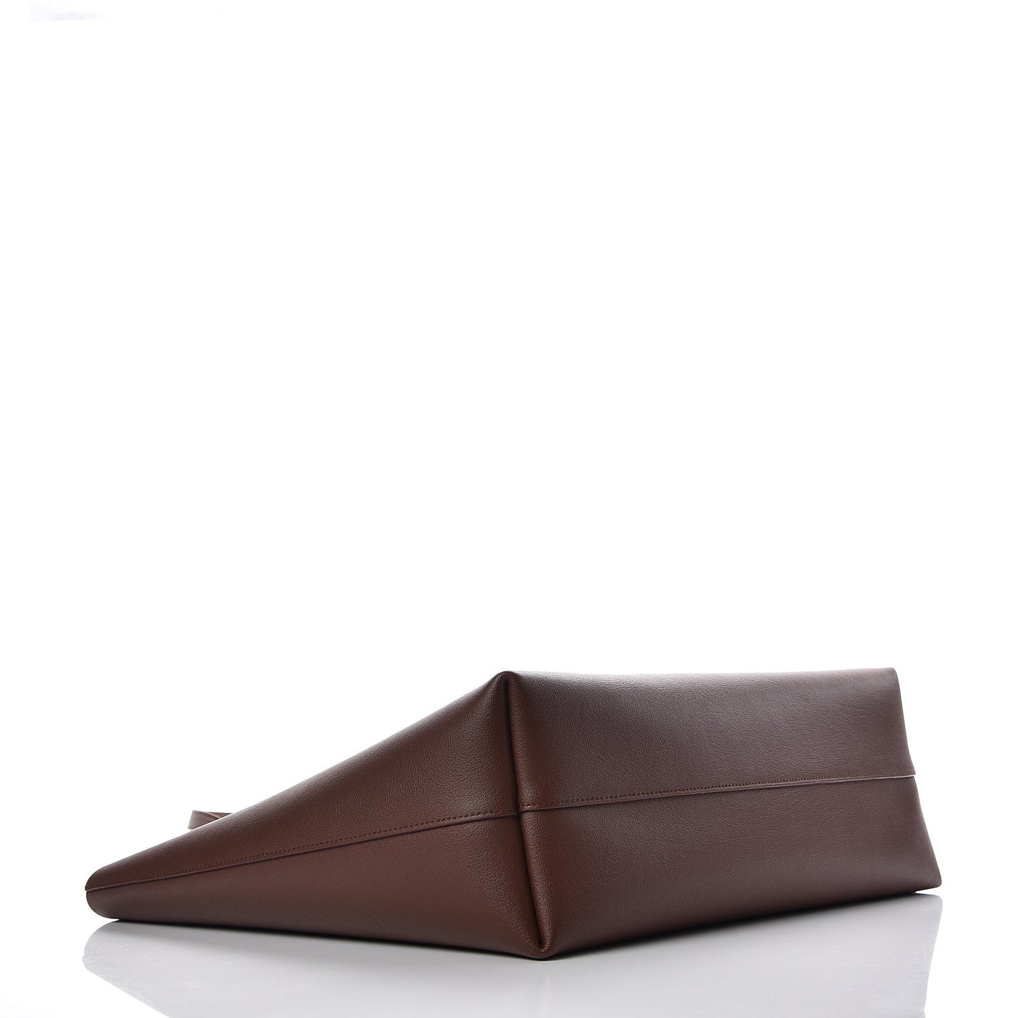 Calfskin Large Shopping Tote Old Brandy