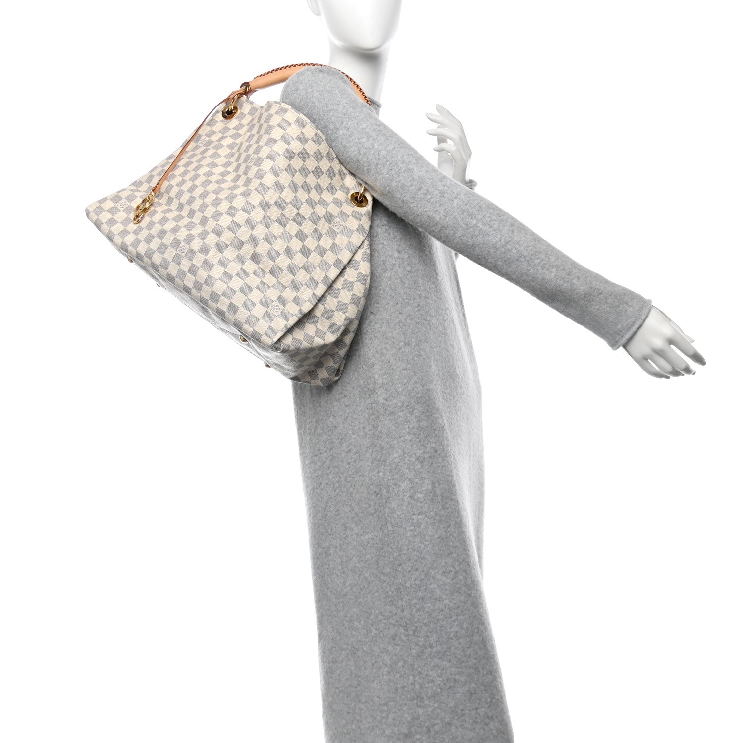 Louis Vuitton Damier Azur Artsy MM 2 of 11