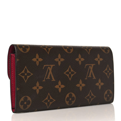 Louis Vuitton Monogram Emilie Wallet Fuchsia 3 of 6