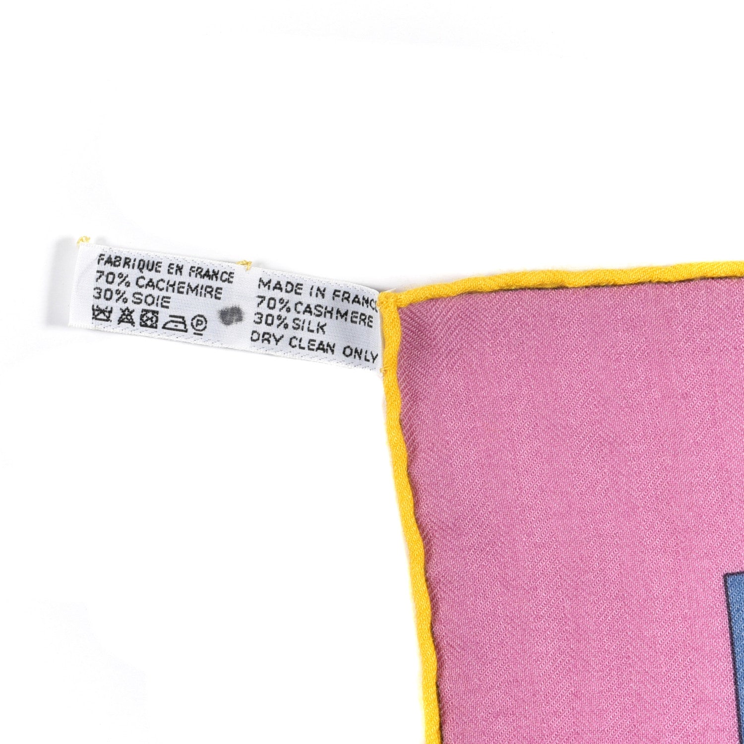 Hermes Cashmere Silk Tatersale Shawl 140 6 of 7