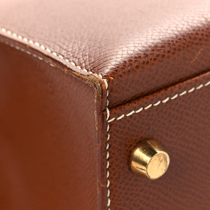 Hermes Veau Grain Lisse Kelly Sellier 32 Noisette 11 of 16