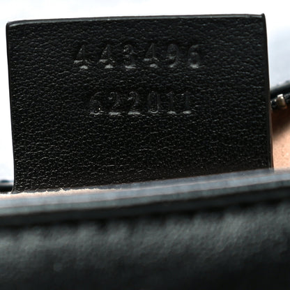Gucci Calfskin Matelasse Medium GG Marmont Shoulder Bag Black 7 of 15