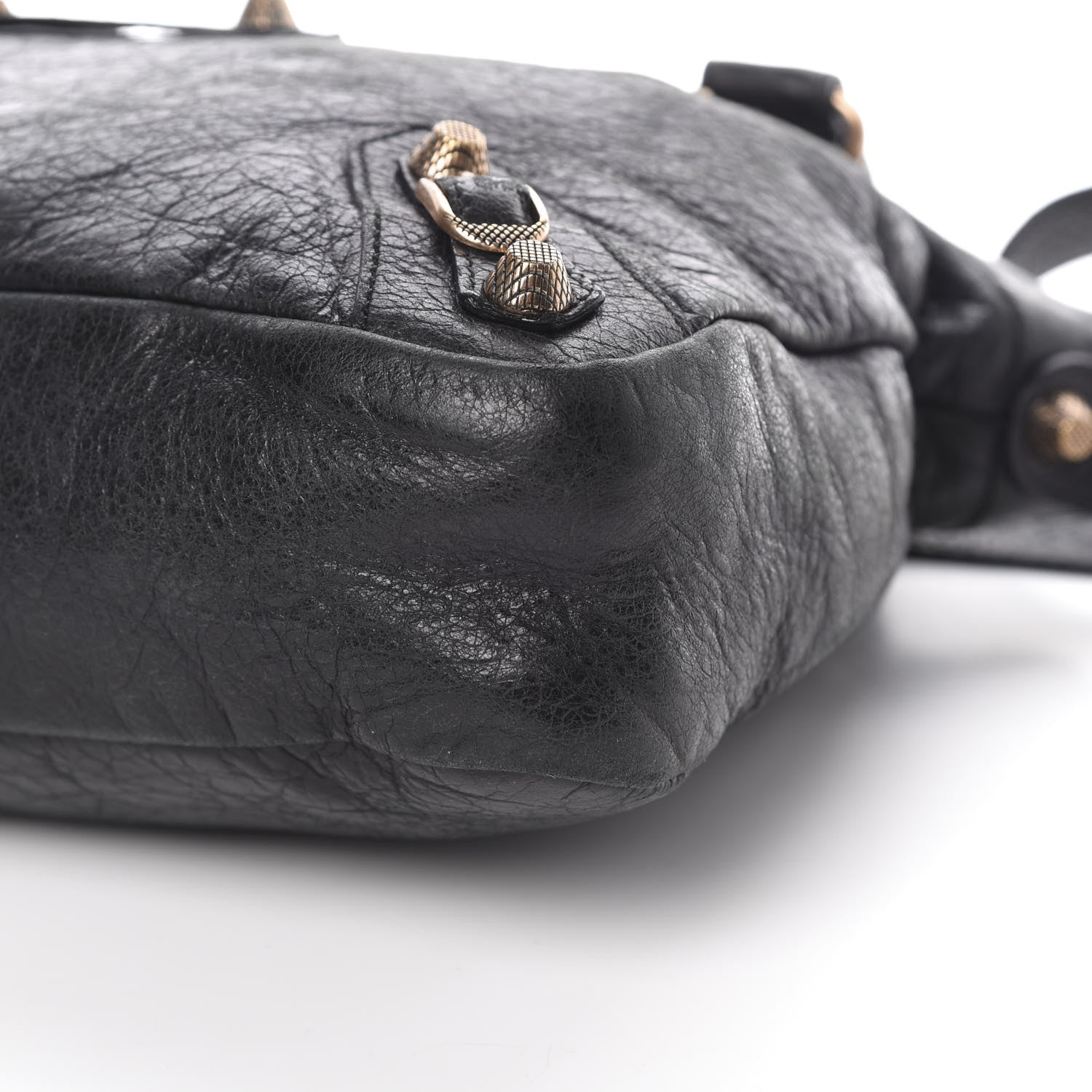 Balenciaga Agneau Giant 12 Rose Gold Hardware Town Black 10 of 14