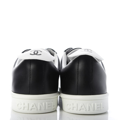 Chanel Calfskin CC Womens Sneakers 40.5 Black 6 of 10