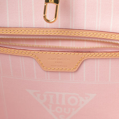 Louis Vuitton Monogram Giant By The Pool Neverfull MM Light Pink 6 of 10