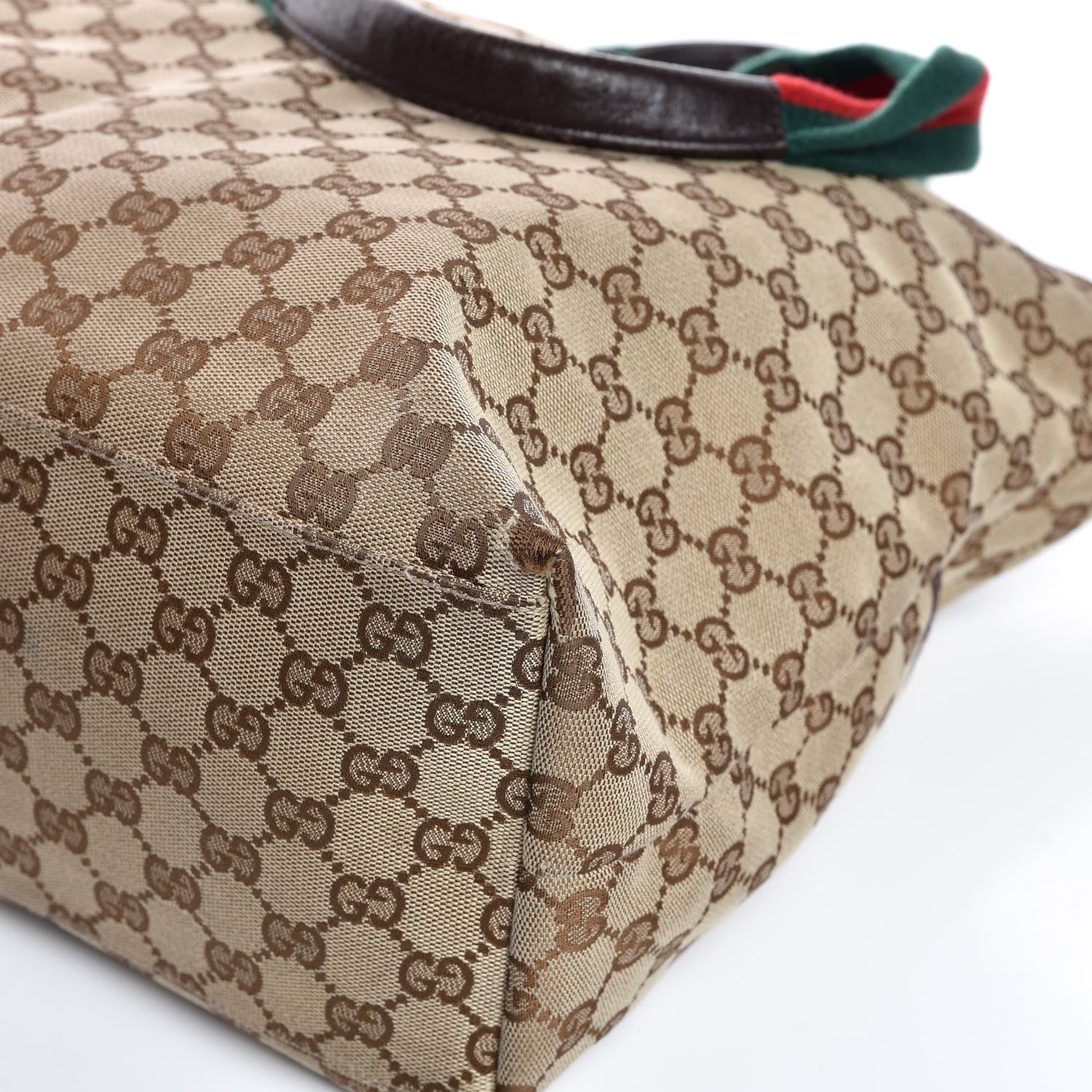Gucci Monogram Web Large Diaper Tote Brown 11 of 18