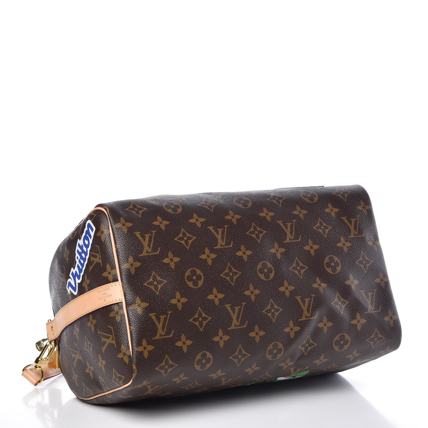 Louis Vuitton Monogram Patches Speedy Bandouliere 30 5 of 13