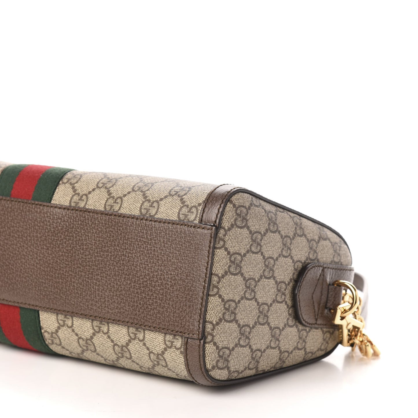 GG Supreme Monogram Web Medium Ophidia Boston Brown