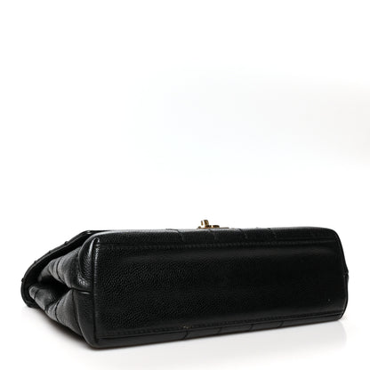 Chanel Caviar Square Stitched Small Flap Black 4 of 15