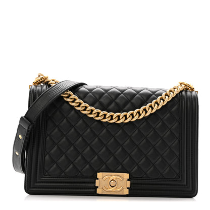 Chanel Caviar Quilted New Medium Boy Flap Black 1 of 13