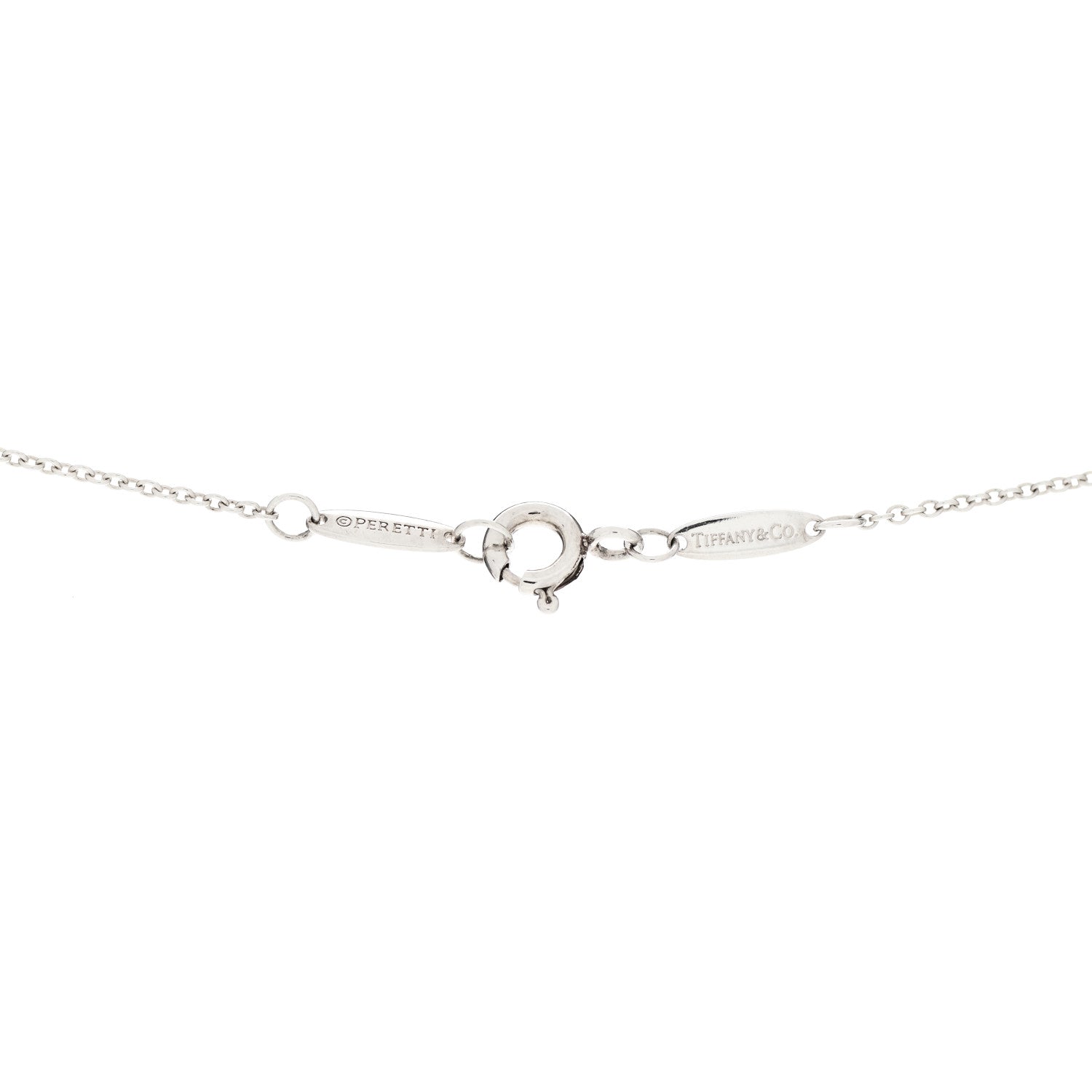 Tiffany Sterling Silver Aquamarine Elsa Peretti Color By The Yard 5 Station Necklace 4 of 6