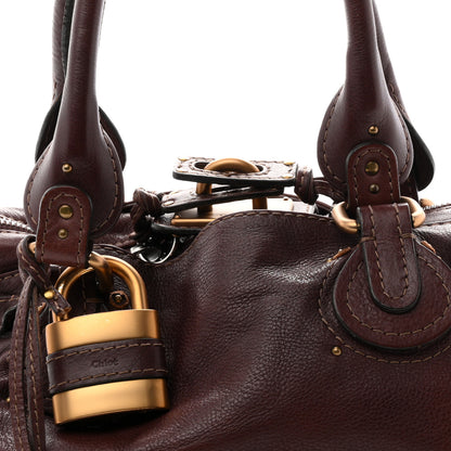 Chloe Calfskin Medium Paddington Satchel Chocolate 8 of 10