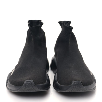 Balenciaga Neoprene Knit Womens Speed Sneakers 38 Black 2 of 8