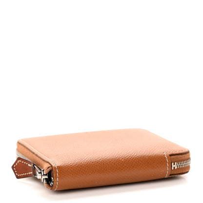 Hermes Epsom Silk'In Compact Wallet Gold Mauve Sylvestre 4 of 14