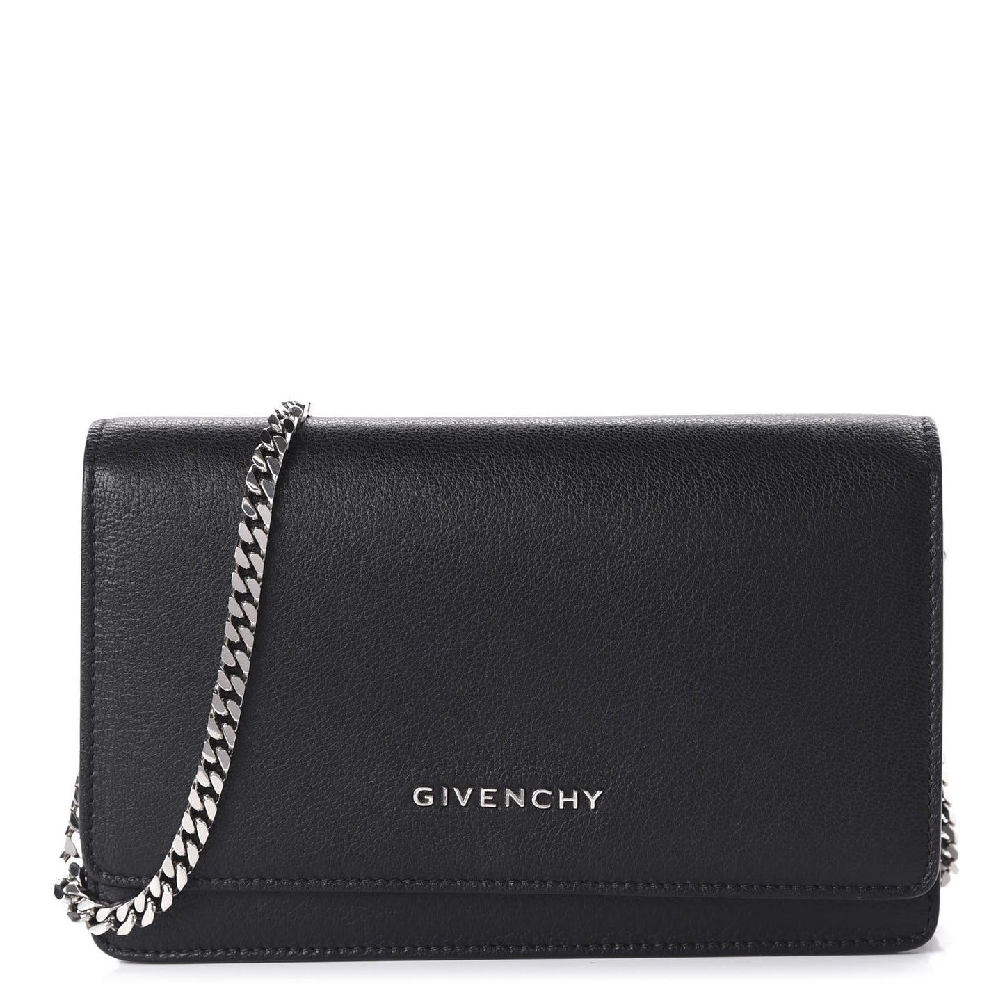 Sugar Goatskin Pandora Chain Wallet Black