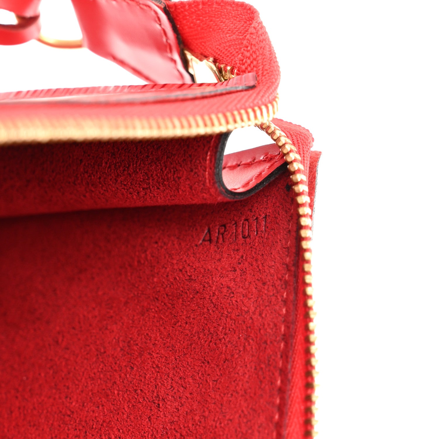 Louis Vuitton Epi Pochette Accessories 21 Castillan Red 6 of 10
