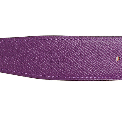 Hermes Epsom Swift 32mm H Belt 85 Anemone Capucine 3 of 8