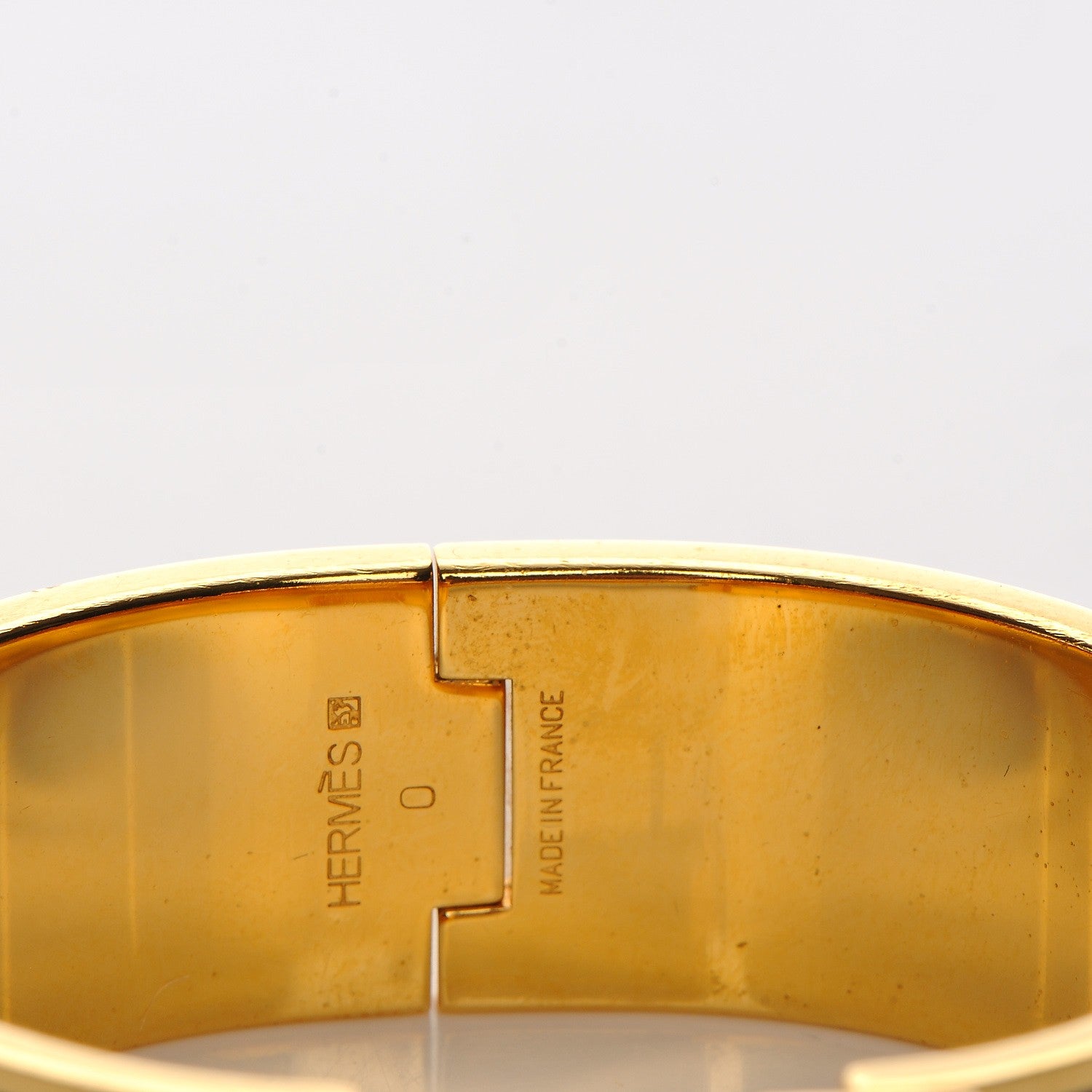 Hermes Enamel Wide Clic Clac H Bracelet PM Iris 4 of 5