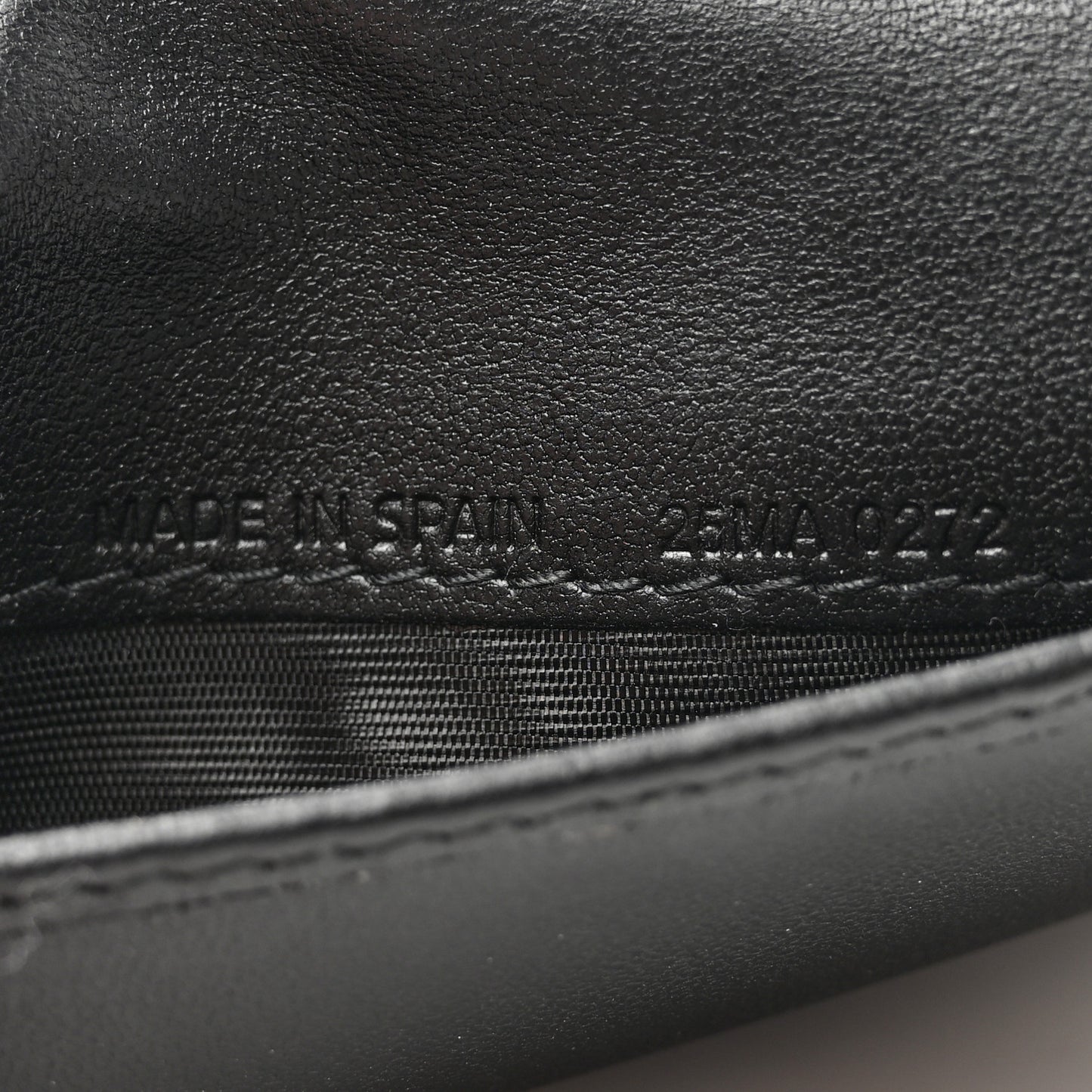 Lambskin Cannage Small Lady Dior Flap Card Holder Black