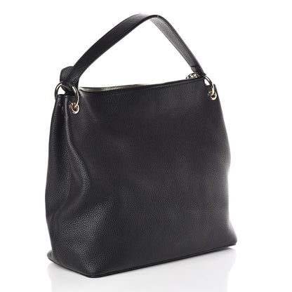 Gucci Pebbled Calfskin Large Soho Hobo Black 3 of 11