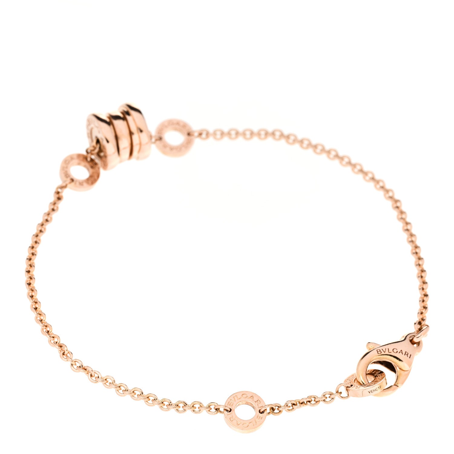 Bulgari 18K Rose Gold B.Zero1 Bracelet 2 of 4