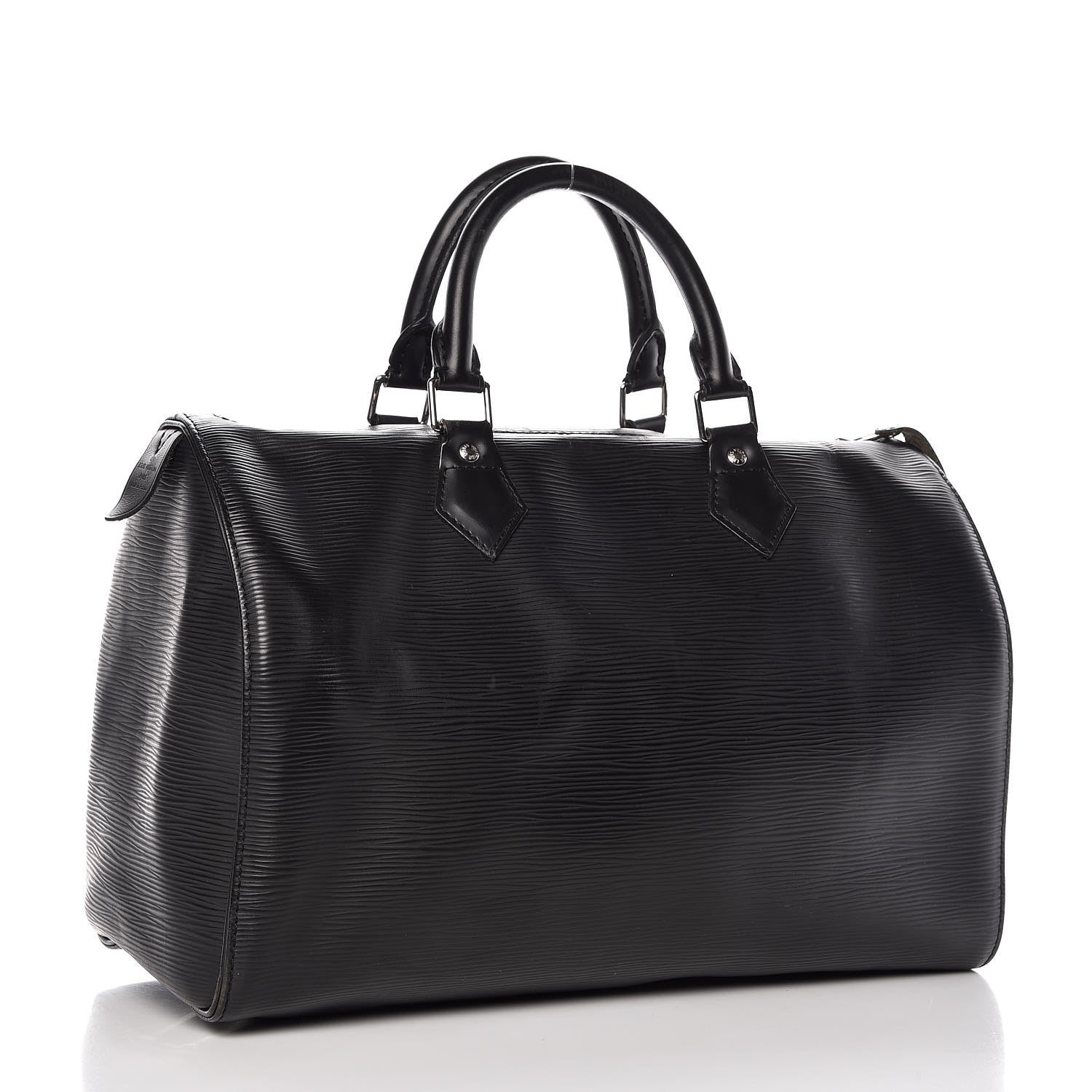 Louis Vuitton Epi Speedy 30 Black 4 of 20