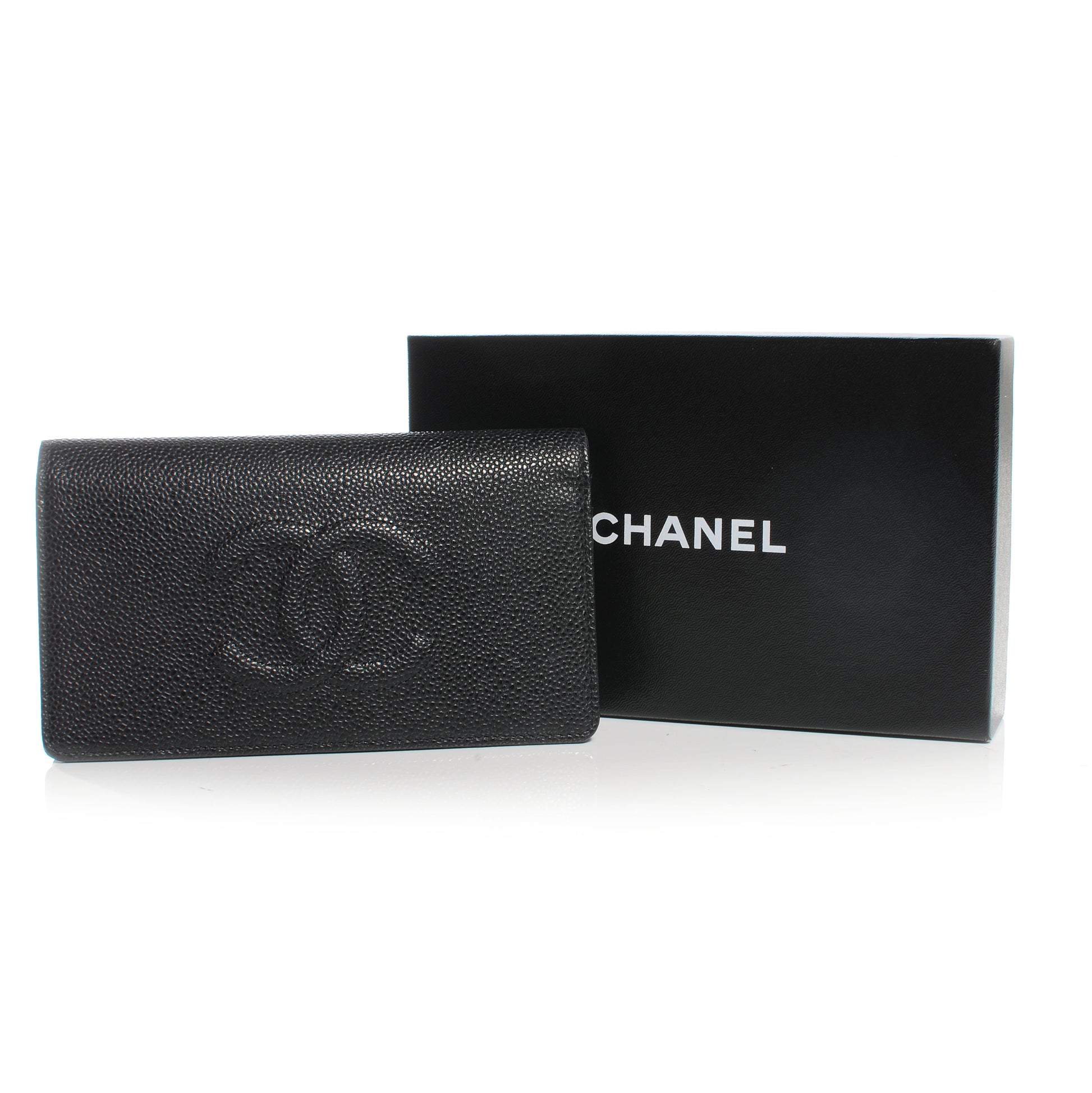 Chanel Caviar Yen CC Wallet Black 5 of 9