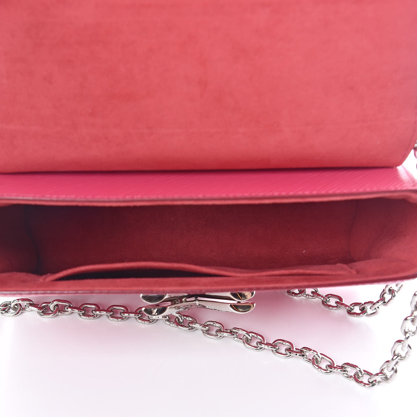 Epi Twist Shoulder Bag MM Hot Pink