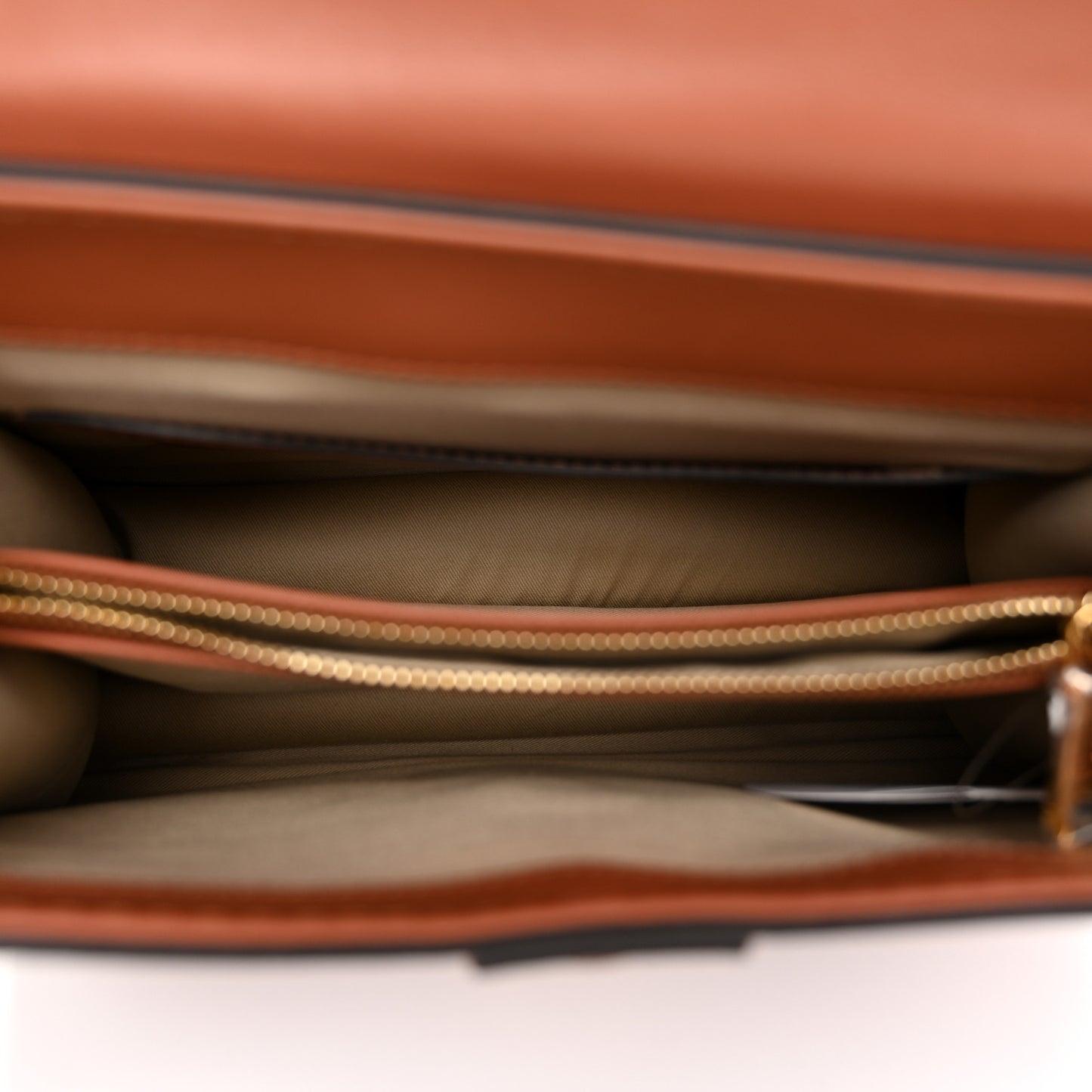 Calfskin Crocodile Embossed Large Aby Day Shoulder Bag Chestnut Brown