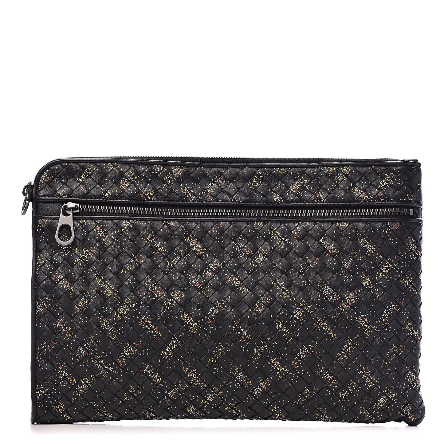 Nappa Intrecciato Microdots Document Case Multicolor