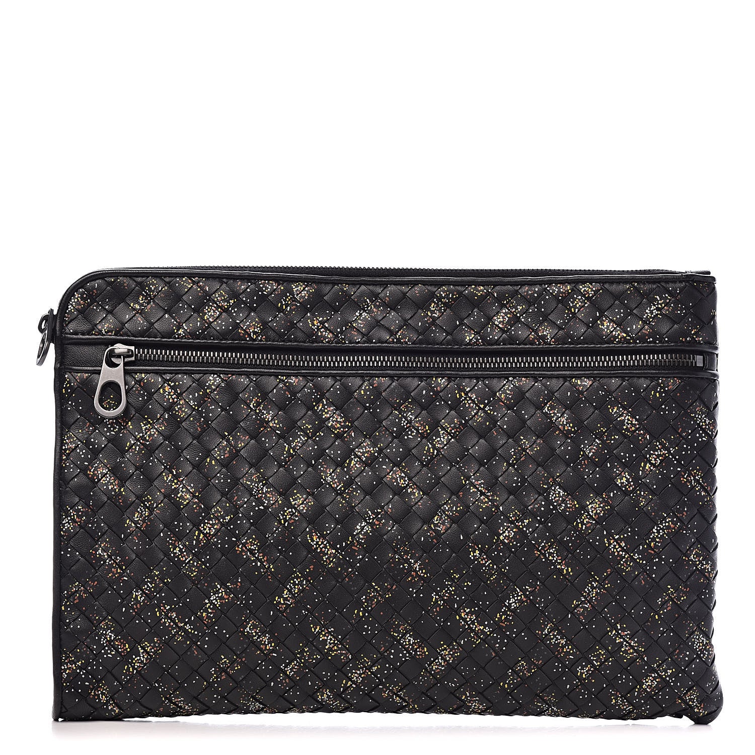Bottega Veneta Nappa Intrecciato Microdots Document Case Multicolor 1 of 8