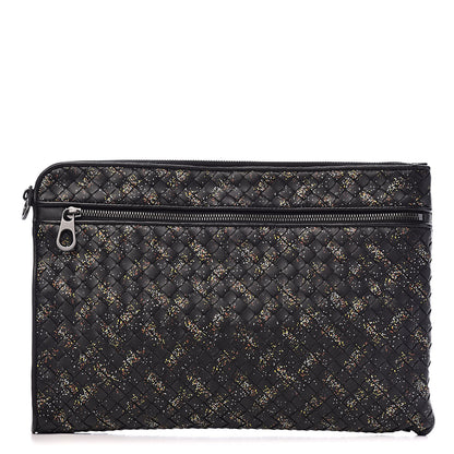 Bottega Veneta Nappa Intrecciato Microdots Document Case Multicolor 1 of 8