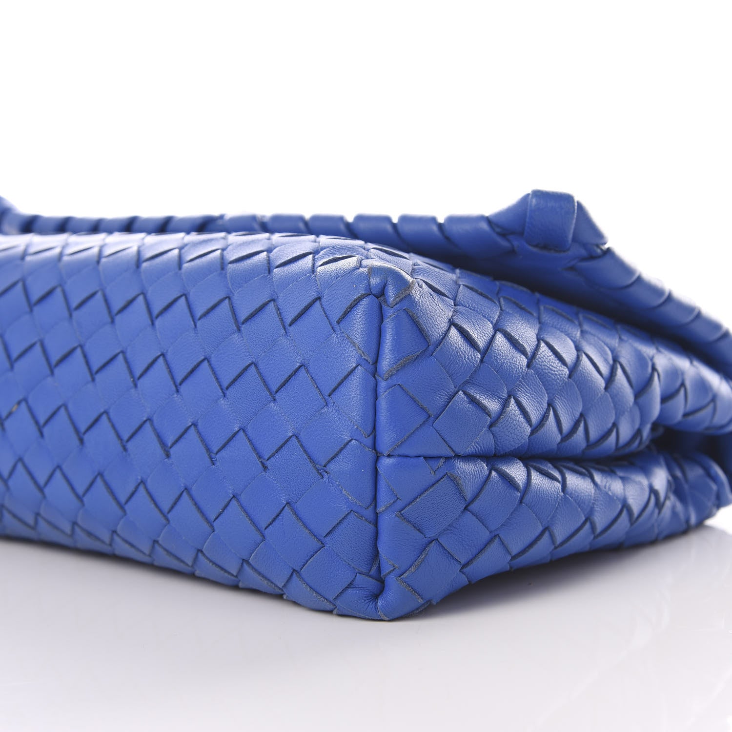 Bottega Veneta Nappa Intrecciato Small Olimpia Bag Blue Royal 7 of 9