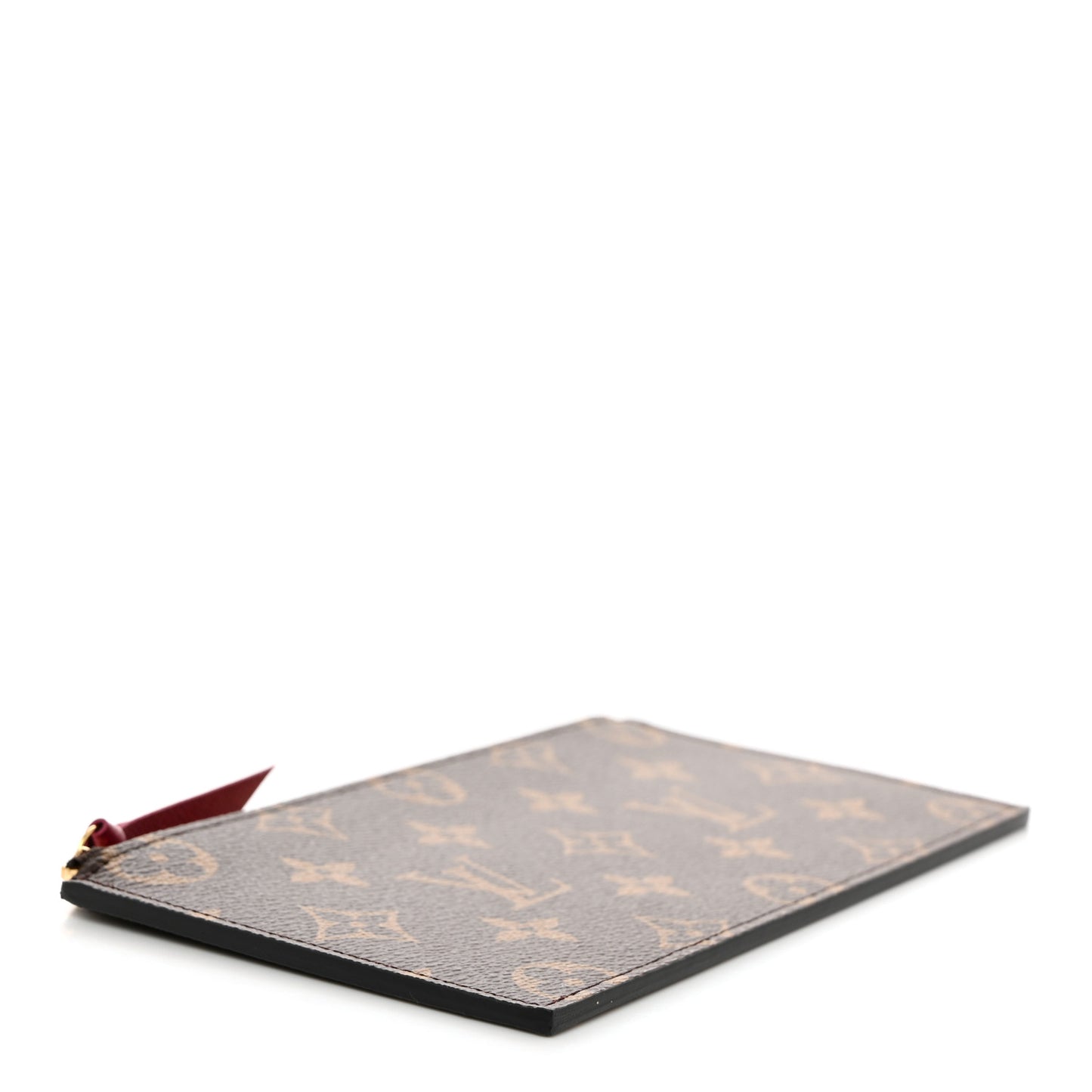 Monogram Felicie Chain Wallet Zippered Insert Fuchsia
