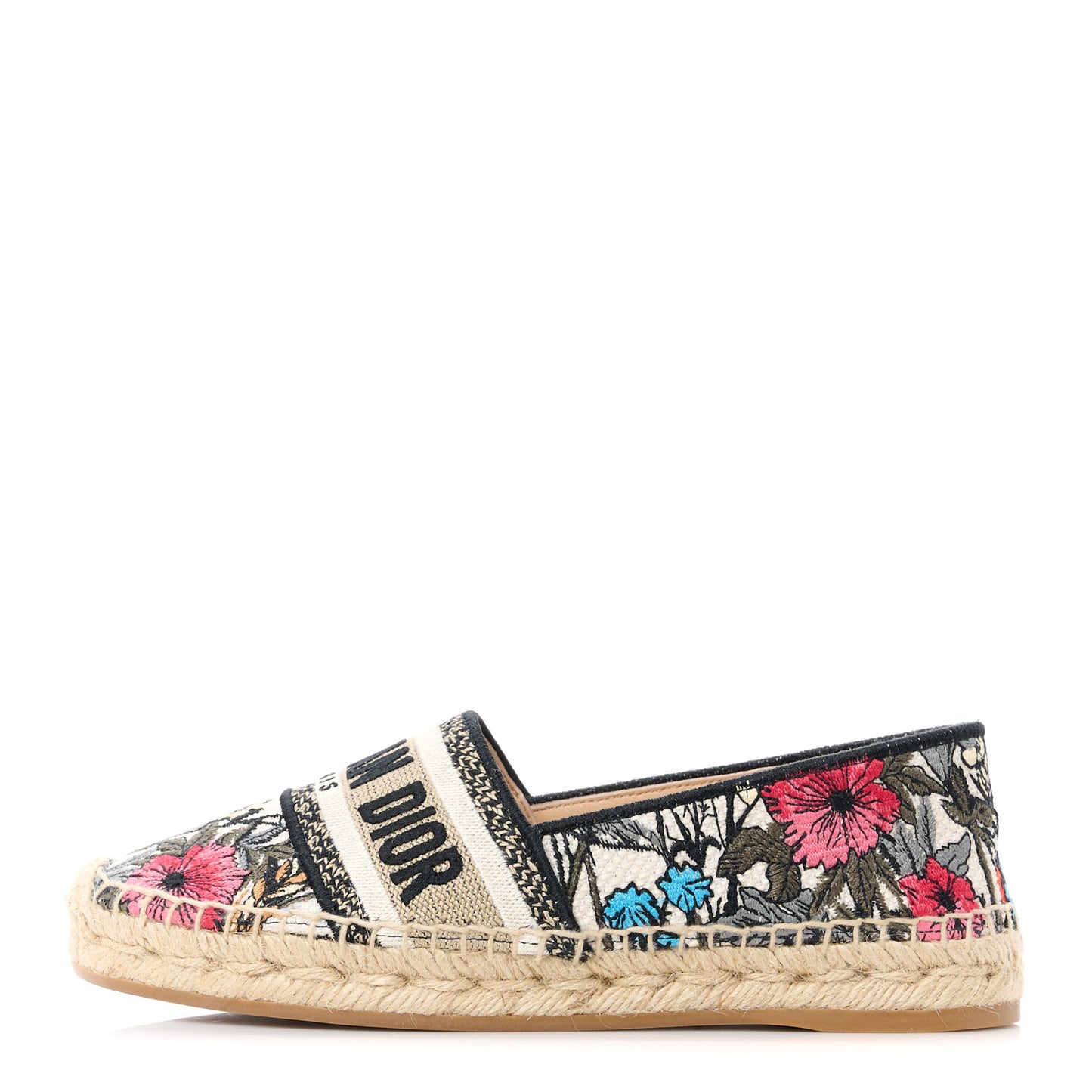 Embroidered Mille Fleurs Granville Espadrille 35 35 Multicolor